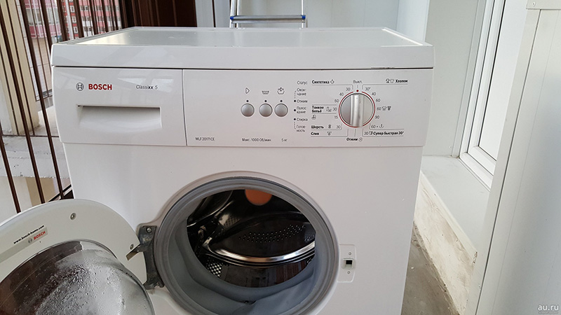  نمایش علامت شیر آب در ماشین لباسشویی 