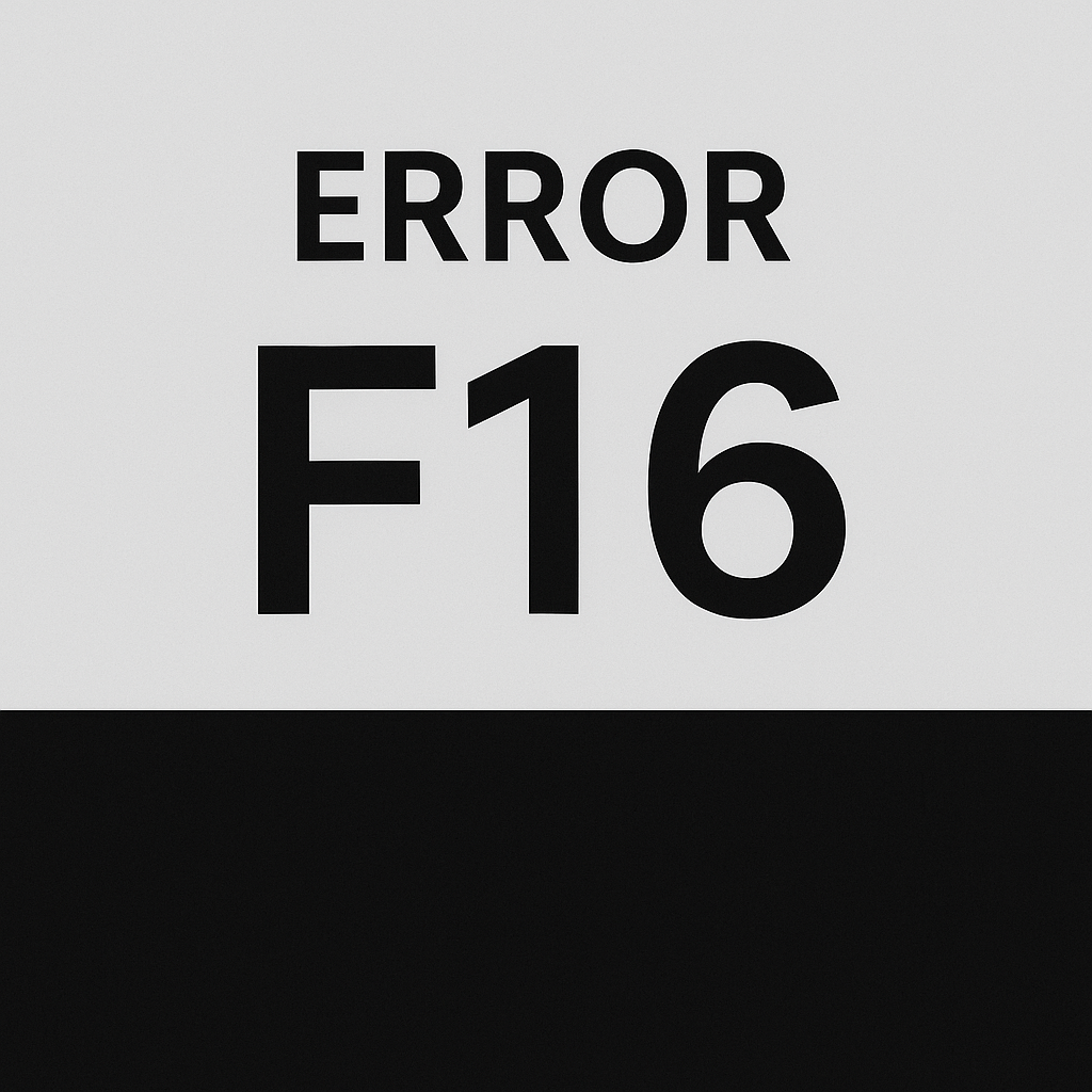ارور f16 لباسشویی بوش